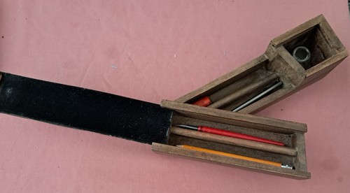 Vintage pen pencil inkwell - pen/, pencil/inkwell