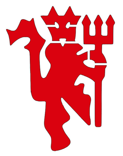 Red devil design - red, stencil