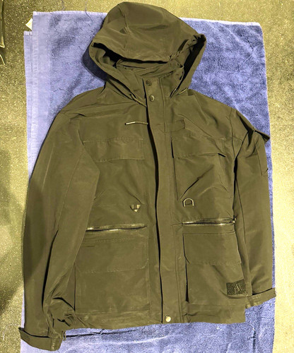 Zara men black hooded - men’s,