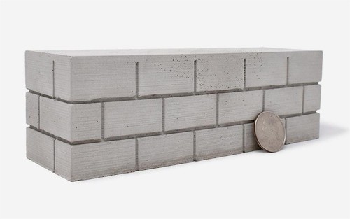 Dolls house concrete block - concrete,