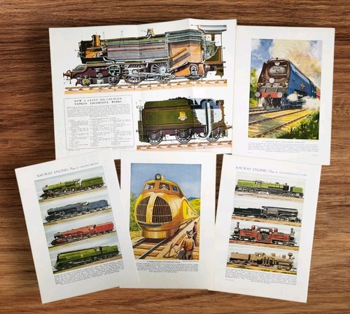 Vintage 1950s locomotive - vintage,