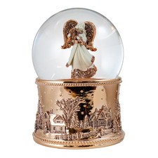 Angel Revolving Musical Snow Globe with Blower by The San Francisco Music Box
