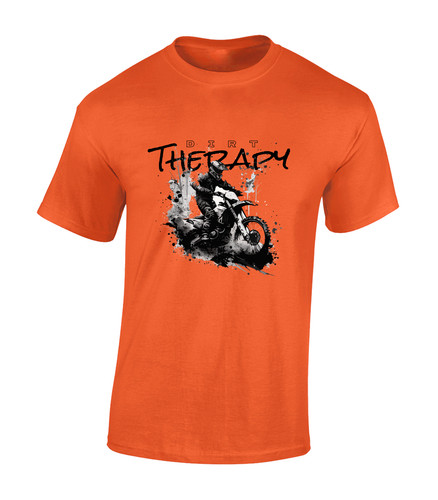 Dirt therapy mens shirt - therapy, t