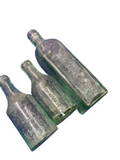 Edinburgh Glass Bottles Symington & Smiths of Essence Coffee & Chicory