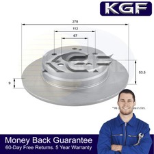 KGF Rear Brake Disc Fits
