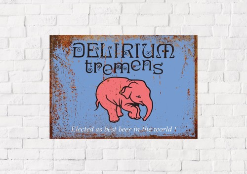 Delirium tremens metal beer - delirium,