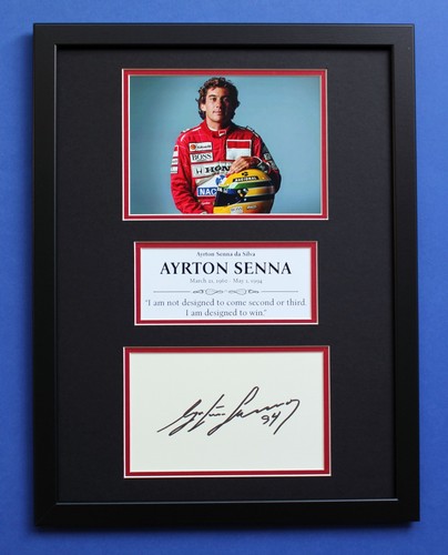 Ayrton senna autograph art - autograph,