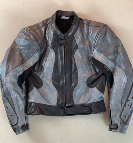 Vintage leather biker jacket - vintage,
