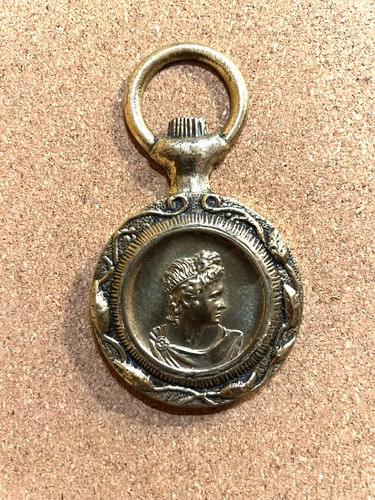 Old brass pocket watch - brass,
