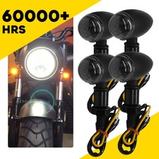 2x Mini Bullet Turn Signals