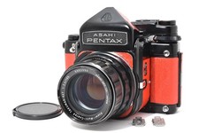 Red leather mint pentax - red, [n