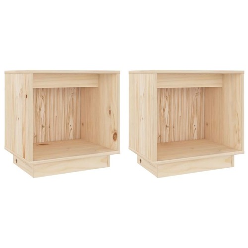 Solid wood pine - wood, bedside