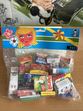 1970’s Toy Pretend Play Boxed Food. MOC Vintage Toy Shop Food