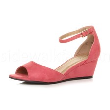 Womens ladies medium wedge