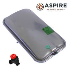 Ideal 175551 Plus C24 C30 Expansion Vessel (8 Litre) + PRV 175413