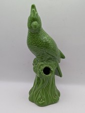 Vintage ceramic cockatoo bird - vintage,