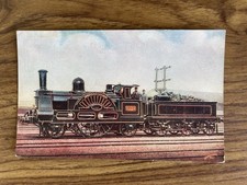 Railway postcard locomotive - railway,