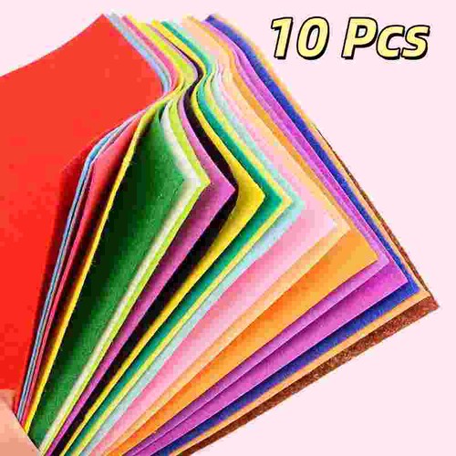 Soft felt fabric colourful - soft,