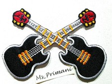 Embroidered Double Guitar