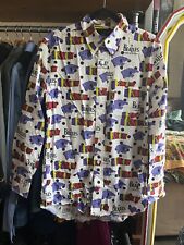 Beatles Comme Des Garcons button shirt large Yellow Submarine Polka Dot