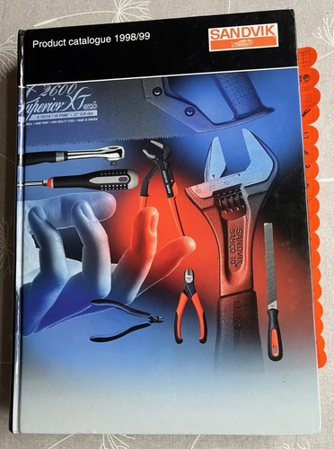 Sandvik saws tools 1998 1999 - &, 1998-1999