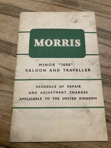 Morris minor 1000 saloon and - minor,