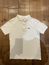 Lacoste Boys White Polo