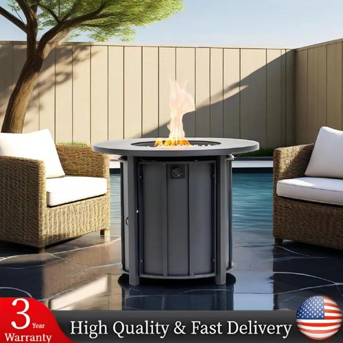 Outdoor round propane - round, gas