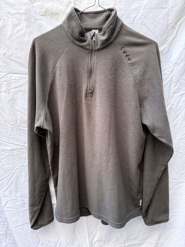 Quechua khaki zip mock - quechua,