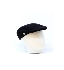 LACOSTE WOOL BROADCLOTH FLAT CAP RK9814-031 Noir S