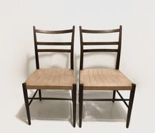 2x Yngve Ekstrom for Gemla Gracell Dining Chairs Scandinavian Design Mid Century