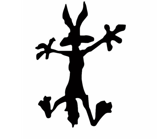 Wile coyote roadrunner - coyote,