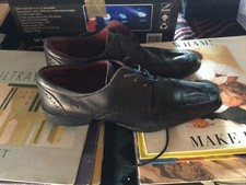 PIERRE CARDIN BLACK LEATHER
