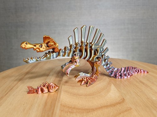 Articulated spinosaurus - articulated,
