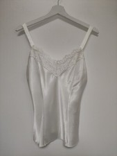 Vintage St Michael Cami Vest UK12 Cream USED