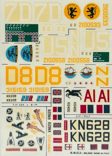 Esci decals 72 - 1:72, scale
