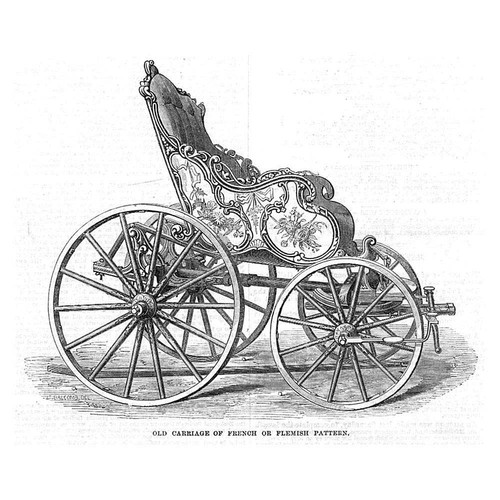 Old carriage the french or - carriage,