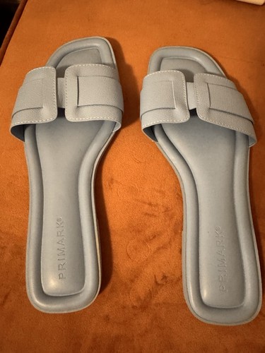 Blue slip shoes size 7 - blue,
