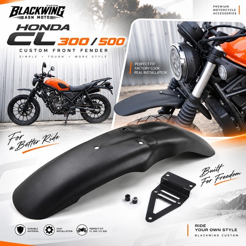 Front fender fairing matte - front,