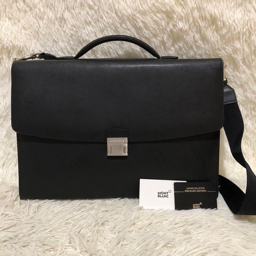 Montblanc leather 2way - montblanc,