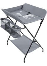 Baby Changing Table Infant Changing Table Foldable Nursery Bath Mat,