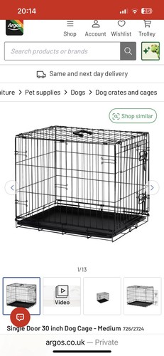 Medium dog crate - medium, pet-friendly