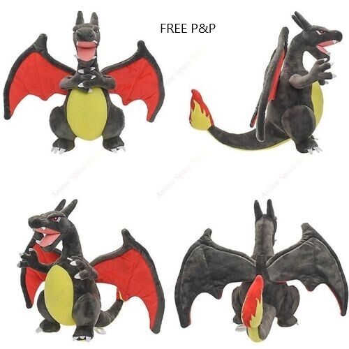 Shiny charizard plush soft toy - shiny,