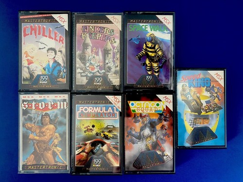 Msx cassette games - msx,