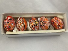 box of 5 hand decorated duck