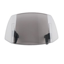 Motorcycle clip windshield - clip, on