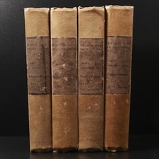 1833 4vol Poetical Works Of