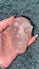 Large Rose Quartz Skull 