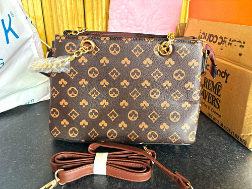 Moda women brown monogram - moda, women’s