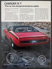 1970 PRINT AD Dodge Charger